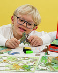 Dinosaur Magnetic Scene & Doodle Set