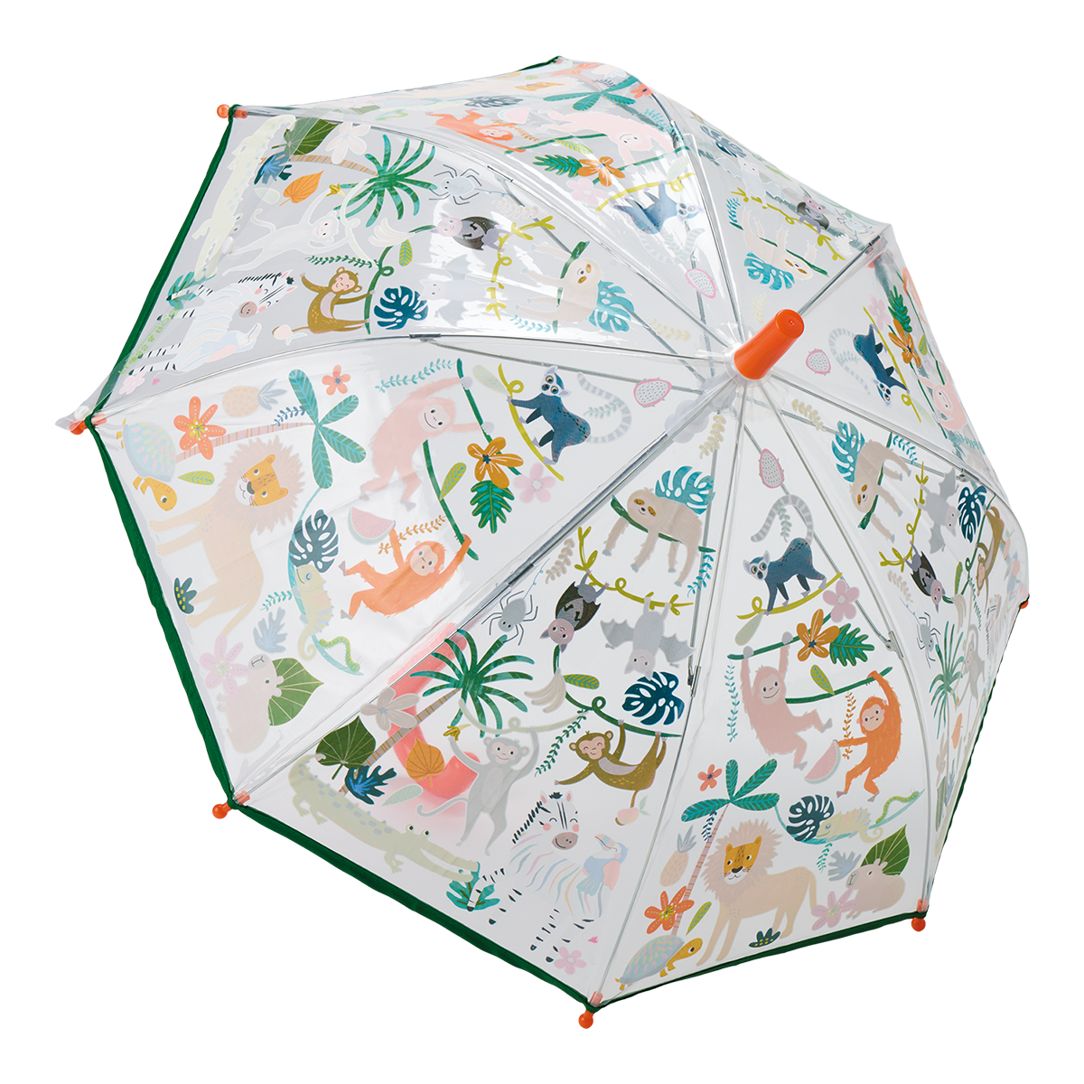 Jungle Transparent Color Changing Umbrella