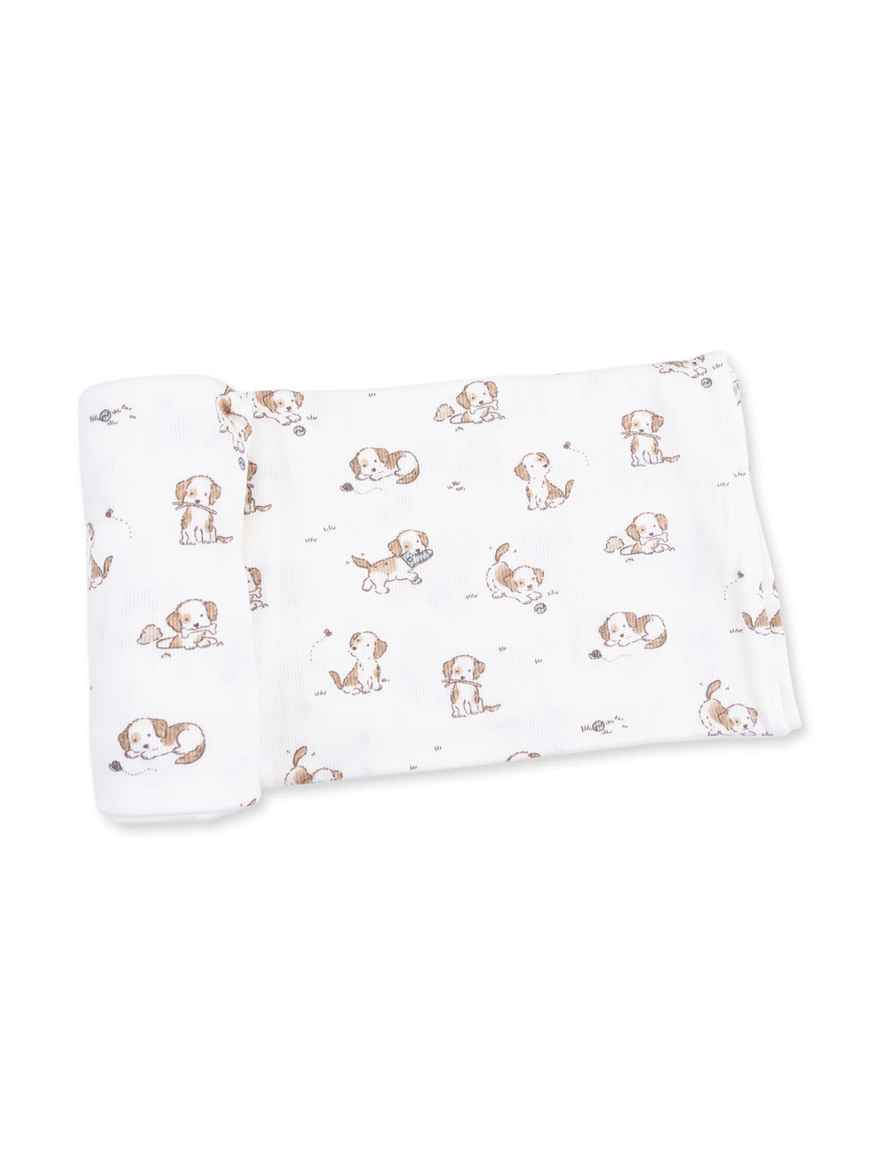 Little Explorer Dog Bamboo Swaddle Blanket