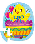 12-Piece Shaped Box Puzzle - Easter Egg