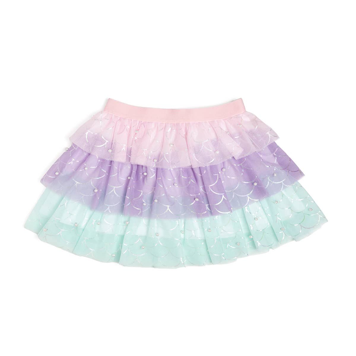 Mermaid Pearl Scalloped Tutu Skirt - Kids - Spring/Summer