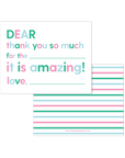 Kids Fill-in-the-blank Thank Yous (Multiple Color Options!)