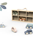 Car Display case w/ 6 vehicles
