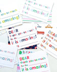 Kids Fill-in-the-blank Thank Yous (Multiple Color Options!)