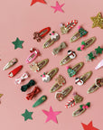Stripy Christmas Tree Clips