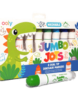 Jumbo Jots Dual Tip Dinosaur Stamp Markers - Set of 8
