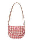 Gingham Ruffle Bow Bag