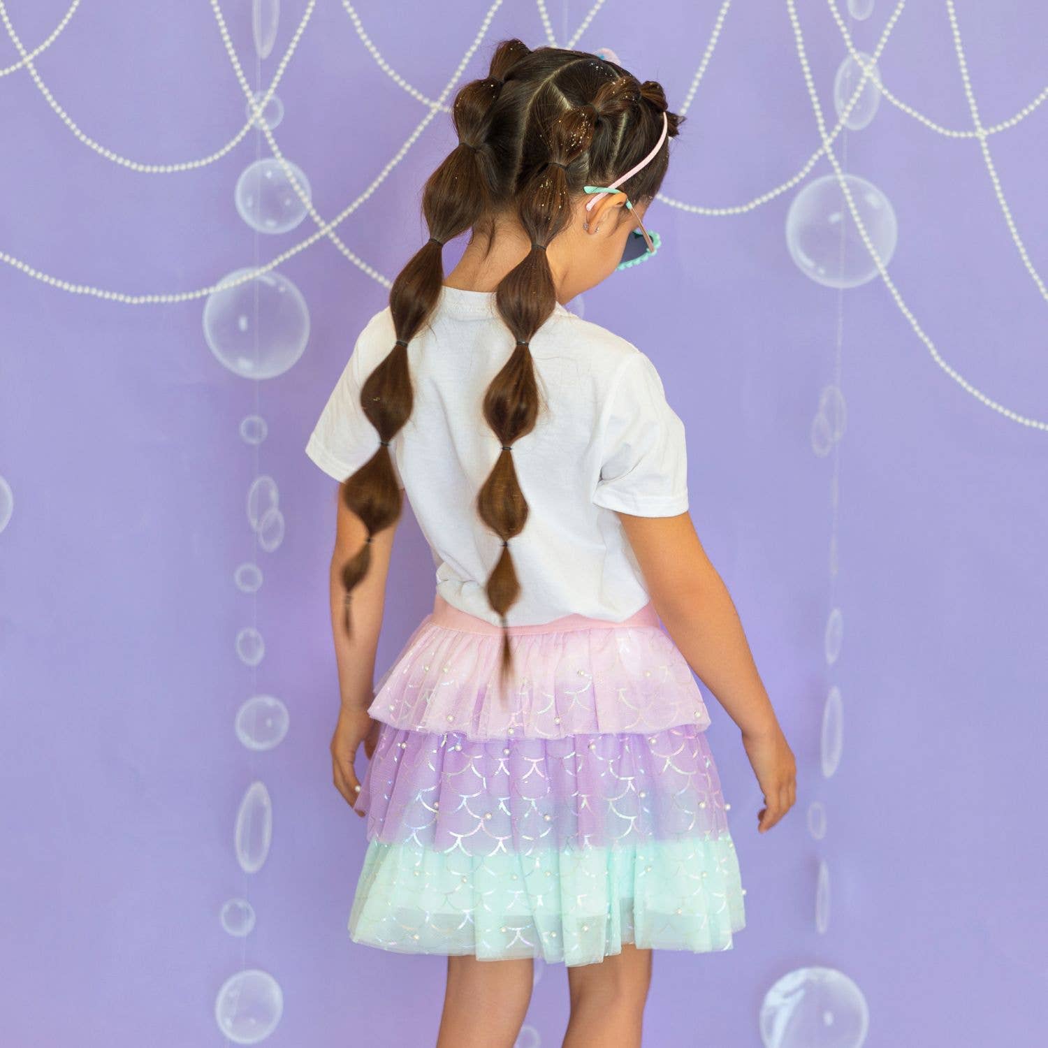 Mermaid Pearl Scalloped Tutu Skirt - Kids - Spring/Summer