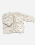 Cream Popcorn Cardigan