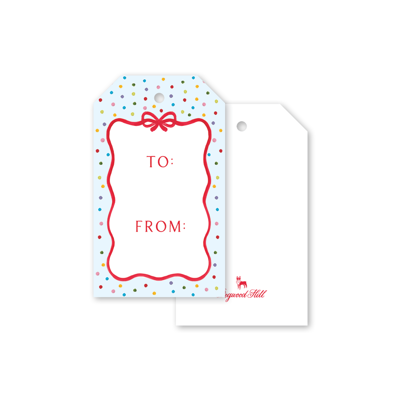 Pom Pom Party Confetti Gift Tags