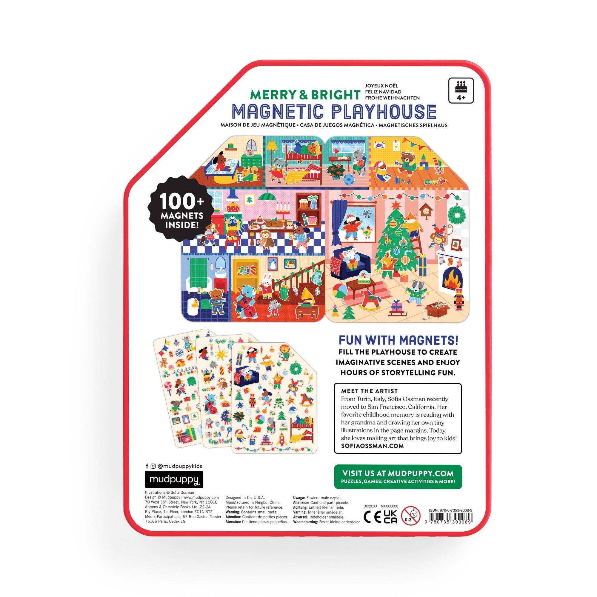 Merry &amp; Bright Magnetic Playhouse