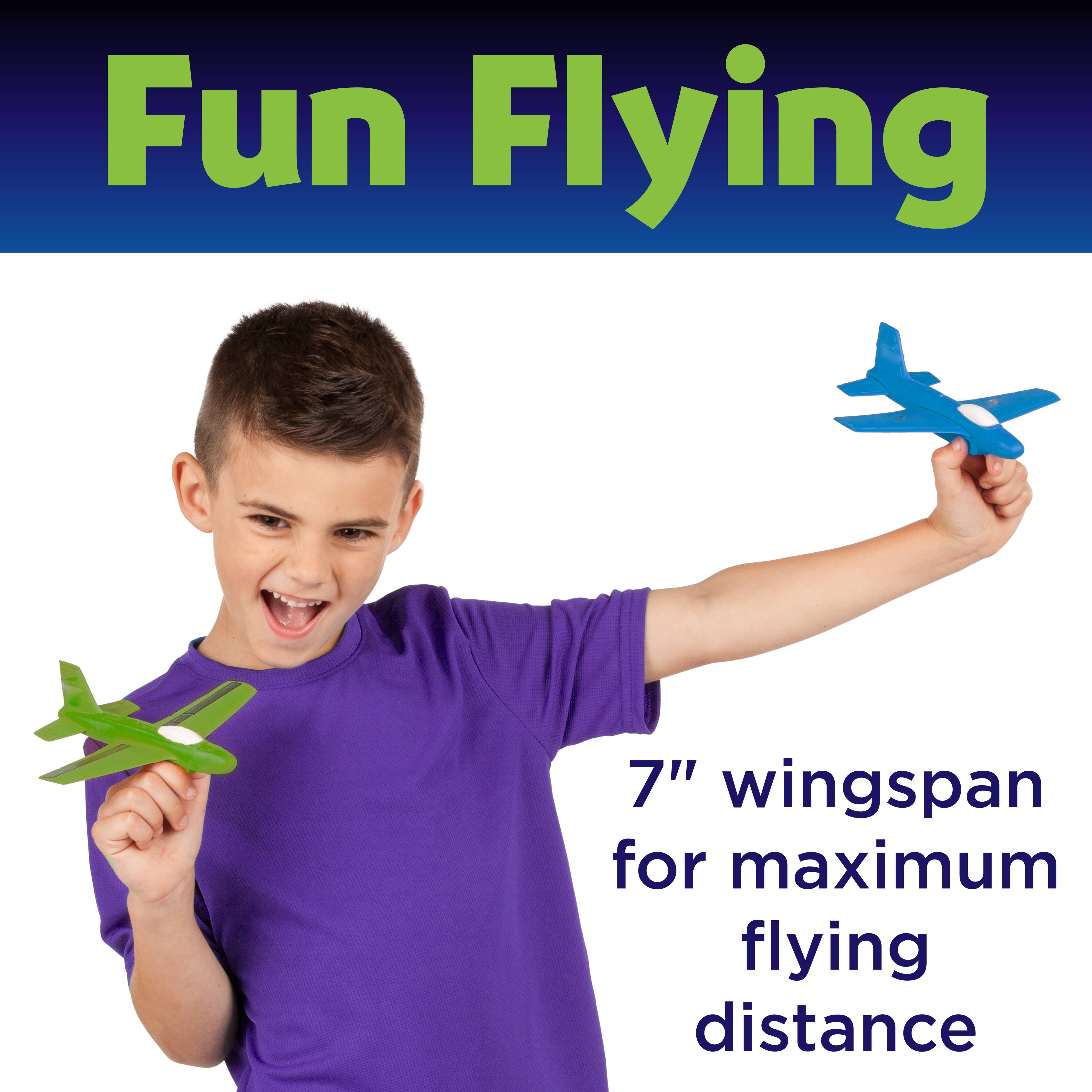 Stunt Squadron Foam Flyers Airplane Craft Kit for Kids