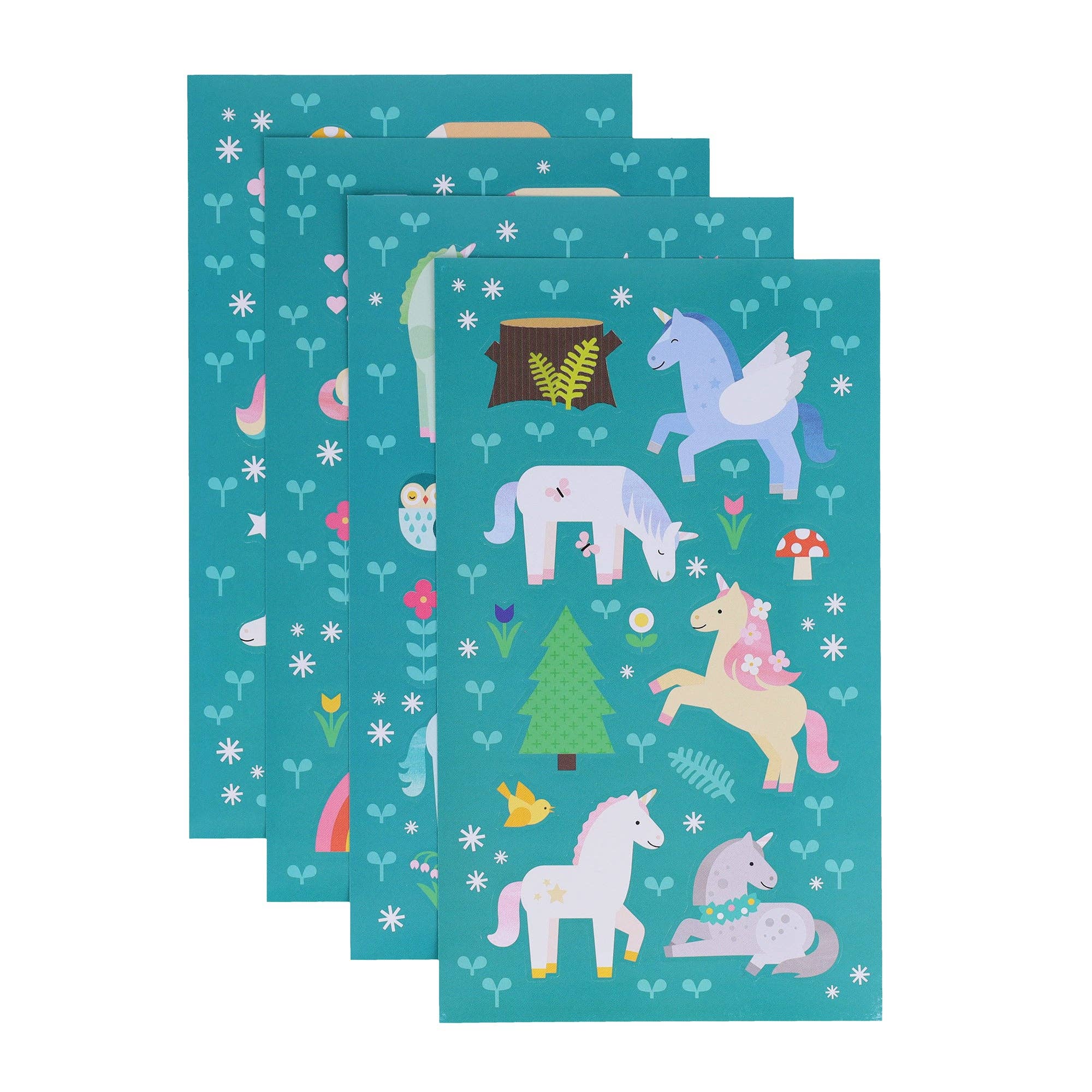 Mini Sticker Set: Unicorn Forest CDU of 20