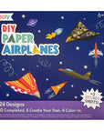 D.I.Y. Paper Air Planes Activity Kit - Set of 24 Designs