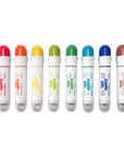 Jumbo Jots Dual Tip Dinosaur Stamp Markers - Set of 8