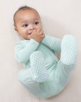 Misty Blue 2-Way Zipper Footie