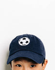 Soccer Patch Baseball Hat