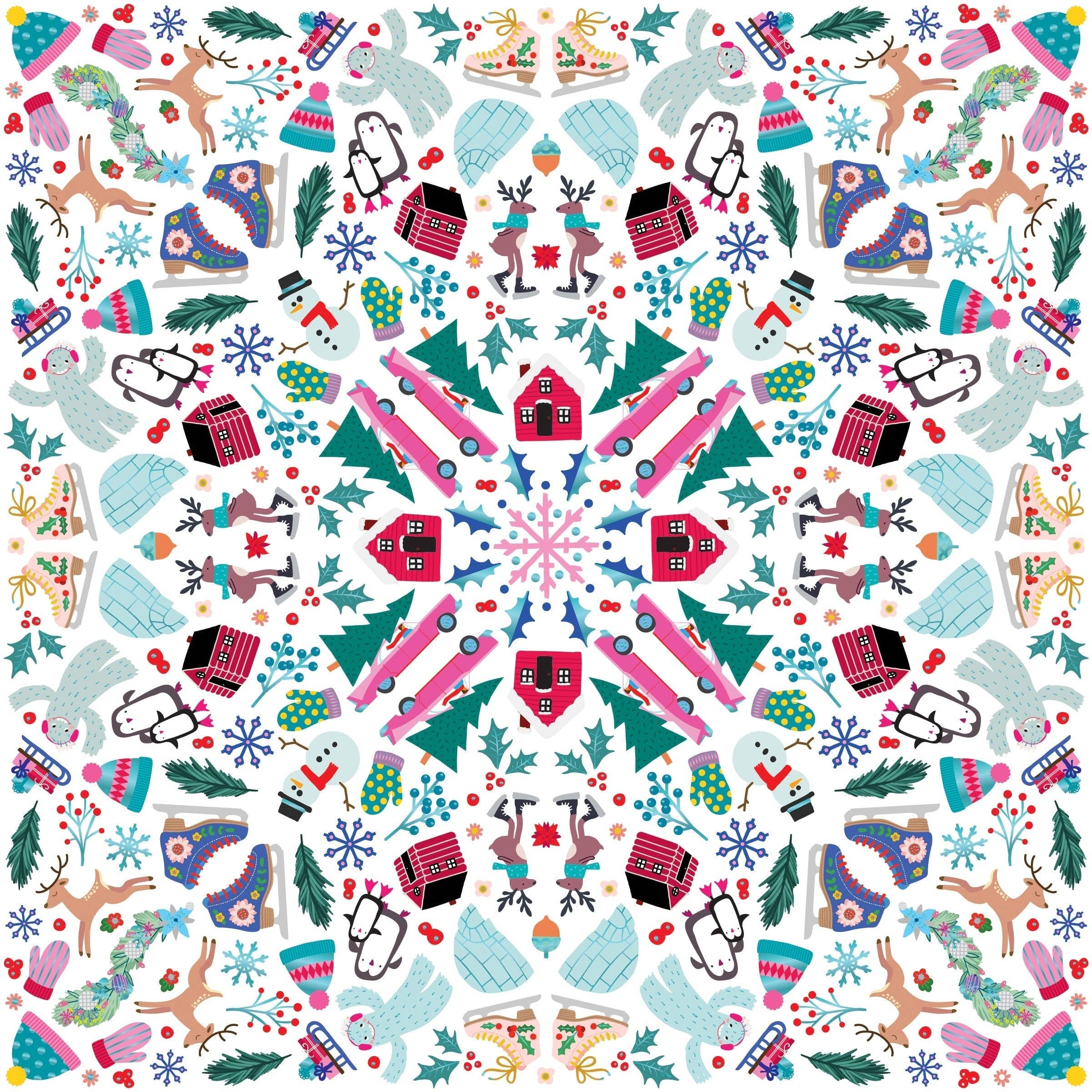 Holly Jolly Sticker Burst