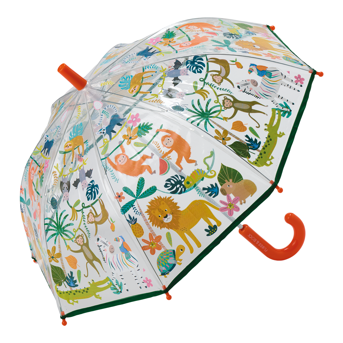 Jungle Transparent Color Changing Umbrella