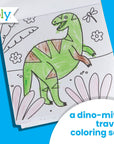 Carry-Along Coloring Book Set - Dinoland