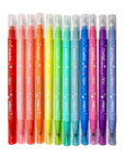 Switch-Eroo Sparkle Glittery Color Changing Markers- 12 pc