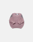 Rose Colorblock Chunky Knit Sweater