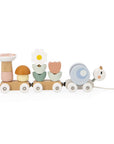 Sweet Snail Pull-Along Stacker Train