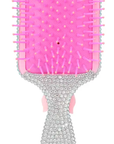 Charming Rhinestone Paddle Brush