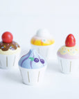 Wooden Cupcake Play Food Set