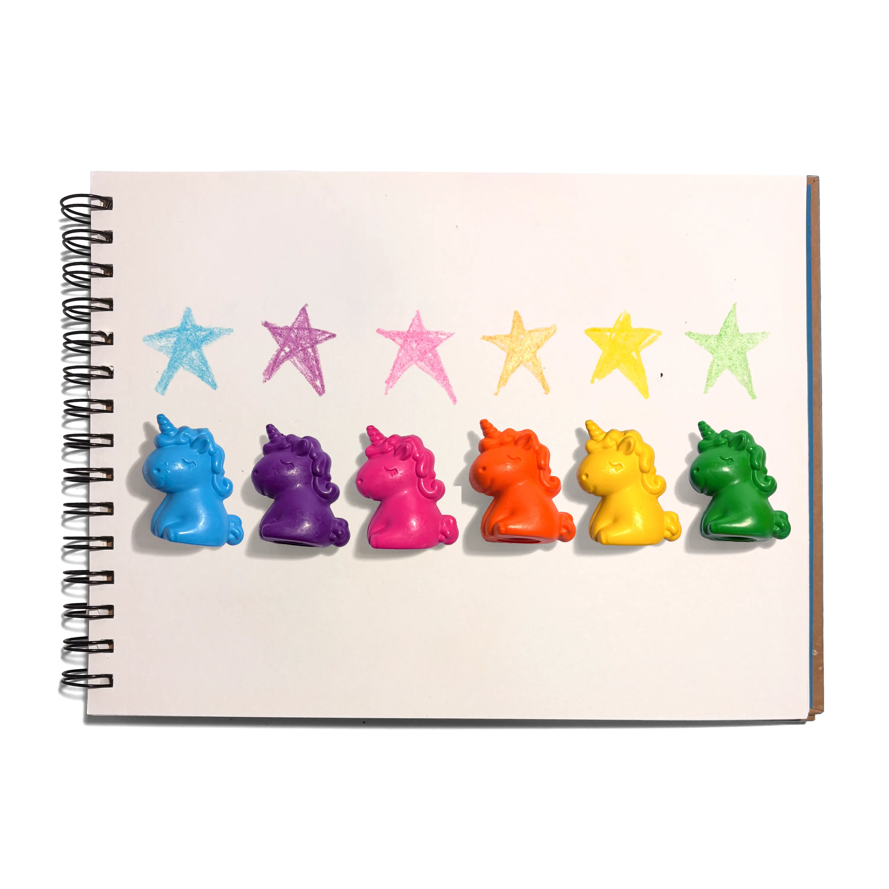 Unicorn Party Finger Crayons - Set of 6