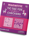 Magnetic Game - Tic Tac Toe & Checkers Unicorn