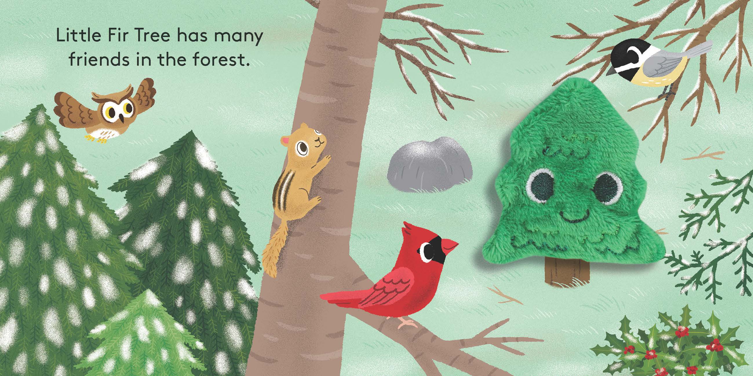 Little Fir Tree: Finger Puppet Book