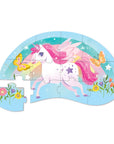 12-Piece Mini Puzzle - Sweet Unicorn Rainbow