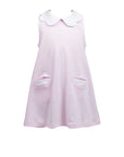 Pink Scallop Pima Cotton Dress