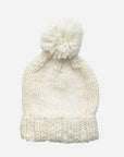 Solid Hand Knit Pom Hat