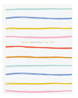 Birthday Stripes Card