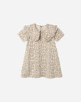 Leopard Denim Collared Dress