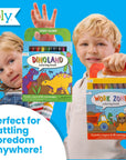 Carry-Along Coloring Book Set - Dinoland