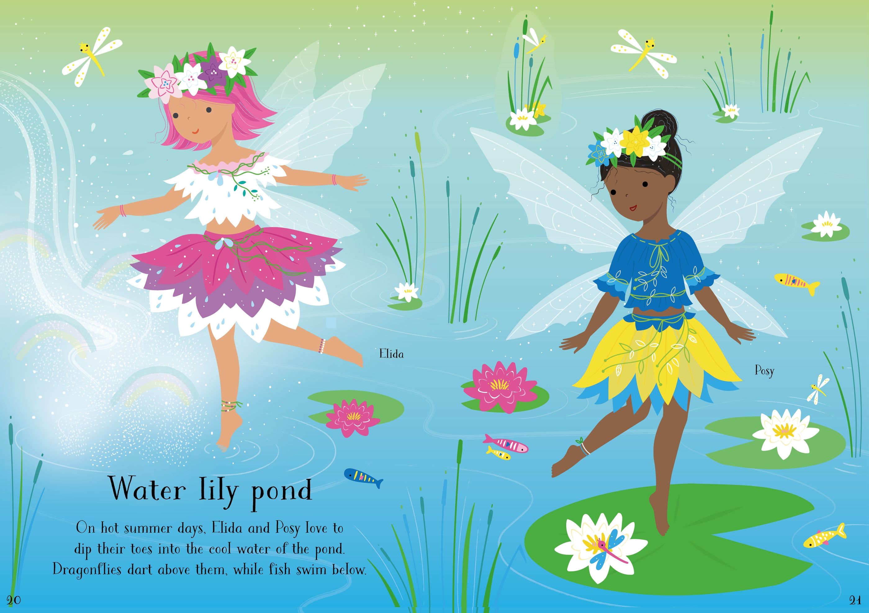 Sticker Dolly Dressing: Summer Fairies