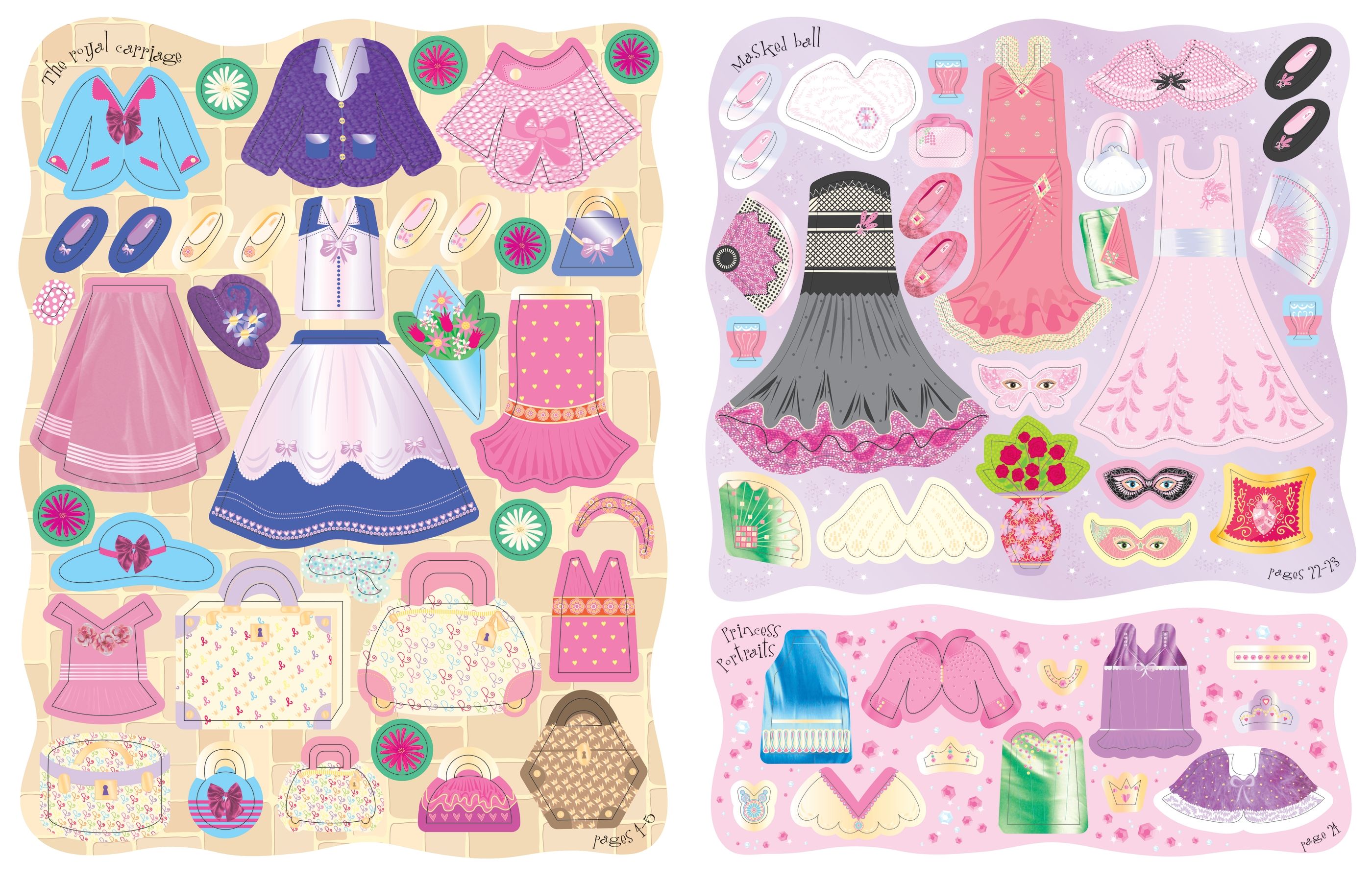 Sticker Dolly Dressing: Princess