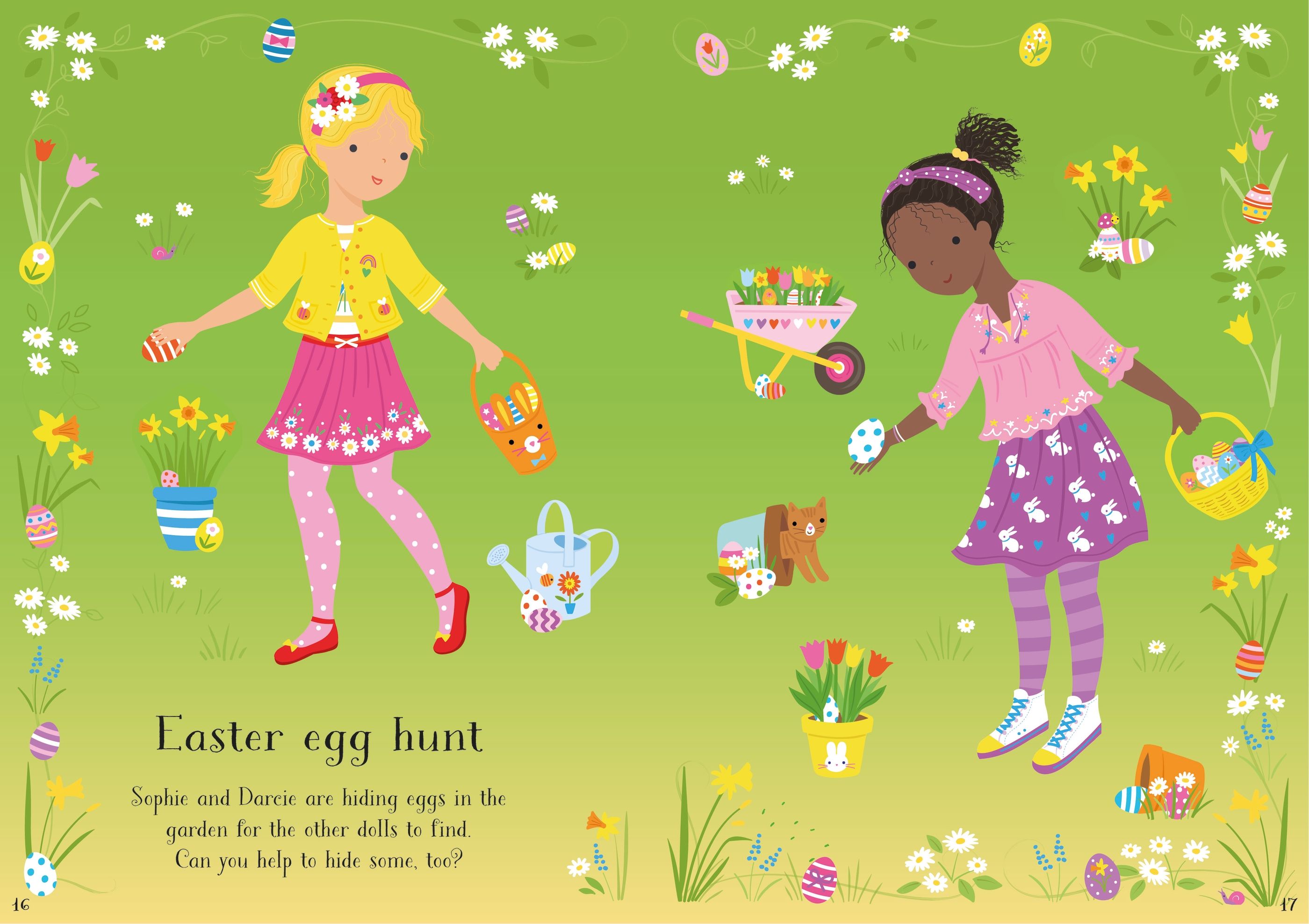 Little Sticker Dolly Dressing: Easter