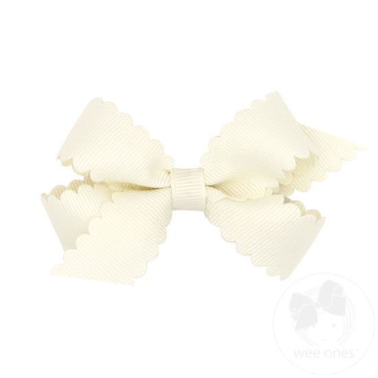 Mini Scallop Edge Bow