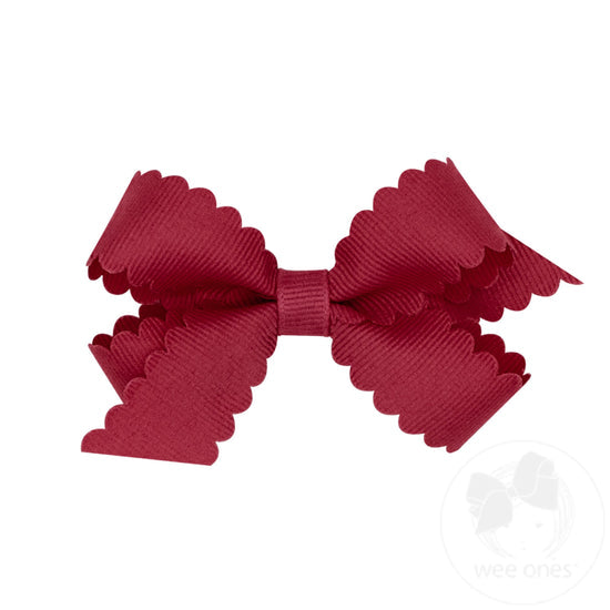 Mini Scallop Edge Bow