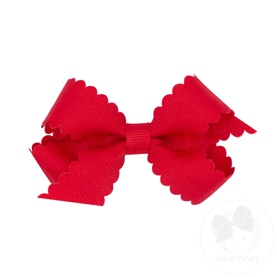 Mini Scallop Edge Bow