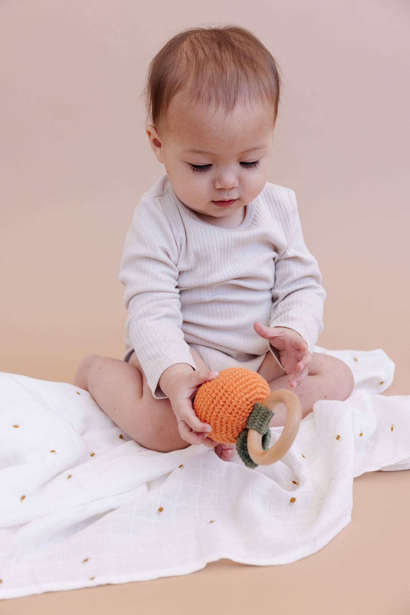 Muslin Swaddle Bee Baby Organic Blanket Gift Honey Bear