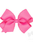 Medium Moonstitch Edge Bow- assorted