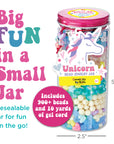 Bead Jewelry Jars - Assorted