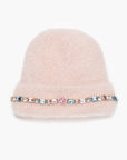 Cotton Candy Jeweled Beanie
