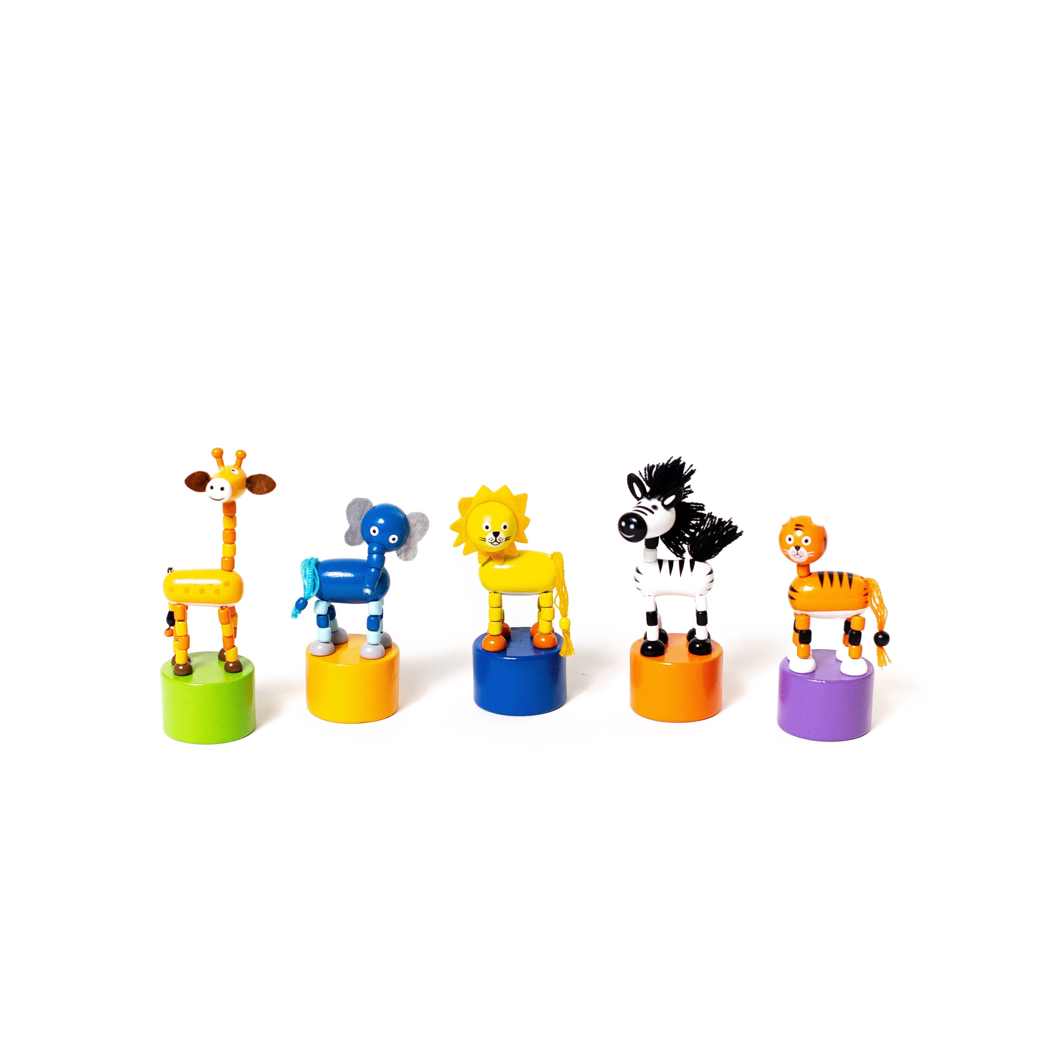 Safari Push Puppets Refill - Set of 24