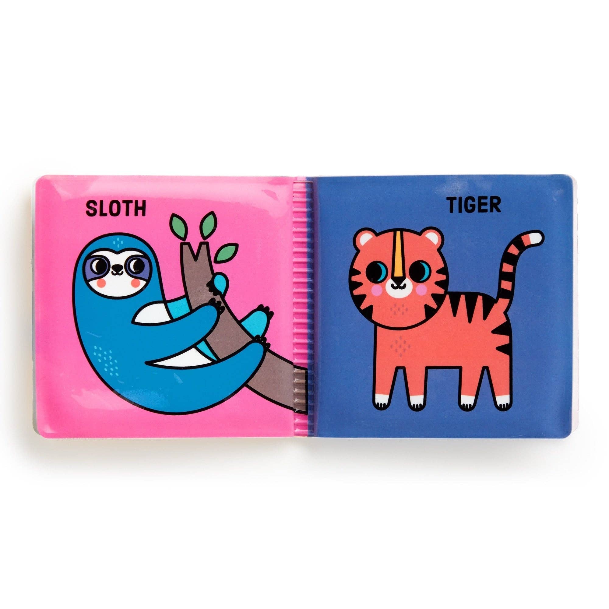Animals Of The World Color Magic Bath Book Set